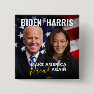 Joe Biden Kamala Harris 2020 USA Foto Button