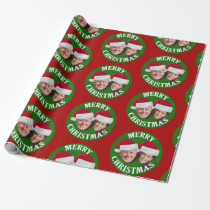 Joe Biden Kamala Harris 2020 w/Weihnachtsmannmütz Geschenkpapier