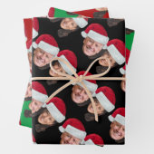 Joe Biden Kamala Harris 2020 w/Weihnachtsmannmütze Geschenkpapier Set (Beispiel)