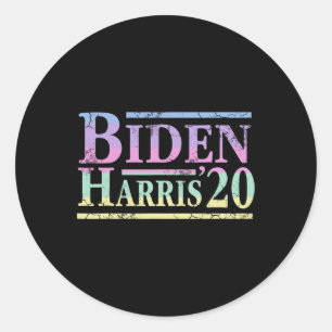 Joe Biden Kamala Harris 2020 Wahl Anti Trump Runder Aufkleber