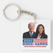 Joe Biden Kamala Harris 2020 Wahlkampagne Schlüsselanhänger (Vorderseite)