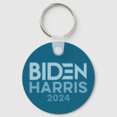 Joe Biden Kamala Harris 2024, blau weiß Schlüsselanhänger (Rückseite)