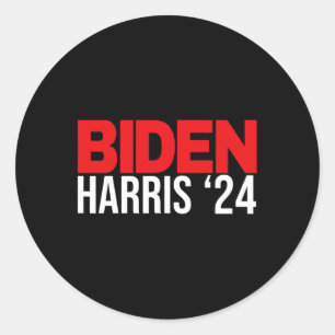 Joe Biden Kamala Harris 2024 - Neuwahl Runder Aufkleber