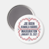 Joe Biden Kamala Harris Einweihung 2021 Magnet (Vorderseite/Rückseite)