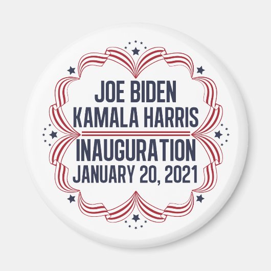 Joe Biden Kamala Harris Einweihung 2021 Magnet (Vorne)