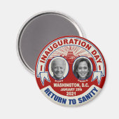 Joe Biden Kamala Harris Einweihungstag Magnet (Vorderseite/Rückseite)