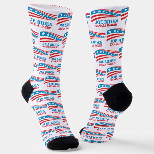 Joe Biden Kamala Harris für Amerika 2024 Socken (Gewinkelt)