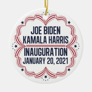 Joe Biden Kamala Harris Inauguration 2021 Keramik Ornament