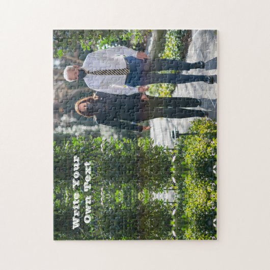 Joe Biden & Kamala Harris - Schreiben Sie Ihren ei Puzzle (Vertikal)