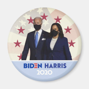 Joe Biden Kamala Harris Tragemasken Magnet