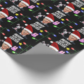 JOE BIDEN KONFUSED CHRISTMAS FUNNY WRAPPING GESCHENKPAPIER (Ecke)
