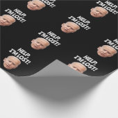JOE BIDEN KONFUSIERTE CHRISTMAS WRAPPING PAPIER GESCHENKPAPIER (Ecke)