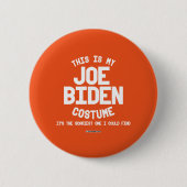 Joe Biden-Kostüm Button (Vorderseite)