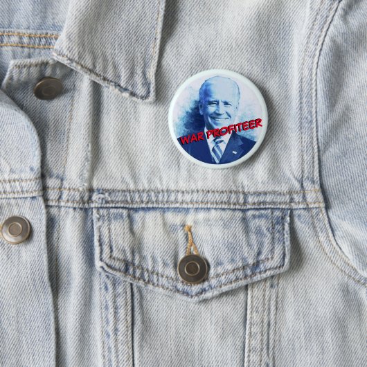 Joe Biden: Kriegsprofiteer Button (Beispiel)