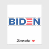 Joe Biden Logo Aufkleber (Blatt)