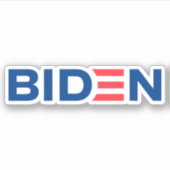 Joe Biden Logo Aufkleber (Vorderseite)