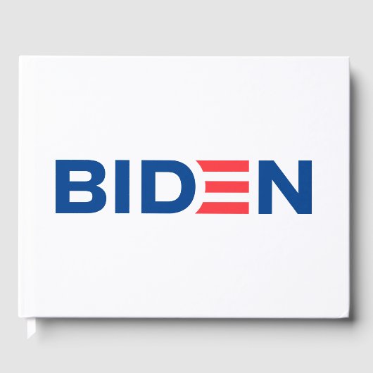 Joe Biden Logo Gästebuch (Vorderseite)