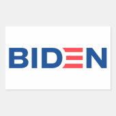 Joe Biden Logo Rechteckiger Aufkleber (Vorderseite)