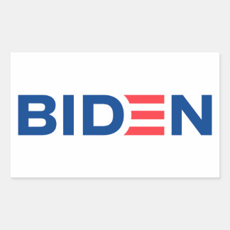Joe Biden Logo Rechteckiger Aufkleber