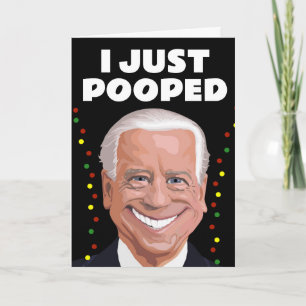 JOE BIDEN LUSTIGE SCHEISS WEIHNACHTSKARTEN KARTE