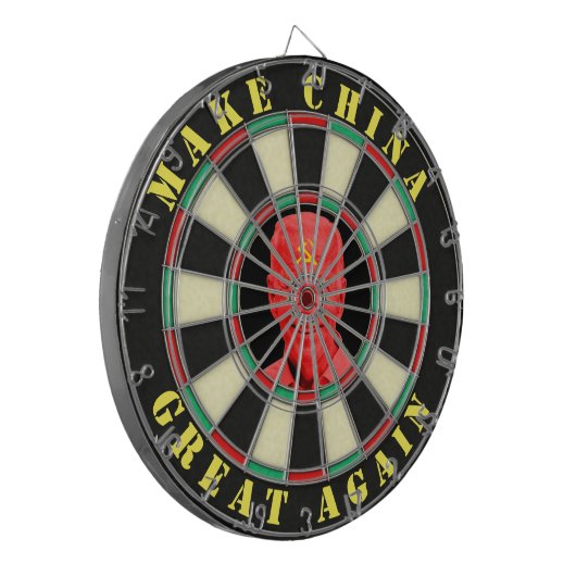 Joe Biden macht China wieder großartig Funny Satir Dartscheibe (Vorderseite Links)