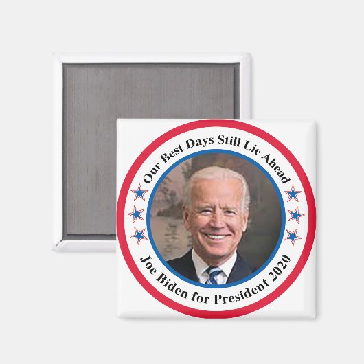 Joe Biden Magnet (Vorderseite/Rückseite)