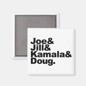 Joe Biden Magnet (Vorderseite/Rückseite)