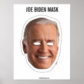 Joe Biden Mask Cutout Poster (Vorne)