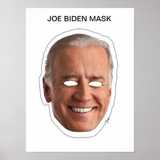 Joe Biden Mask Poster (Vorne)