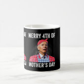 Joe Biden Merry 4th of Mother Day verwirrte Joe.p Kaffeetasse (Mittel)