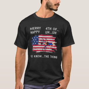 Joe Biden Merry Bike Bicycle USA Flag 4. T-Shirt