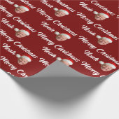 Joe Biden Merry Christmas | Individuelle Name Tren Geschenkpapier (Ecke)