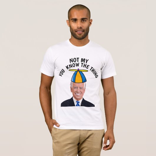 JOE BIDEN NICHT MEIN PRÄSIDENT THETTON T-Shirt (Vorne ganz)