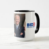 Joe Biden Offiziell Portrait, Biden President, ZSS Tasse (VorderseiteRechts)