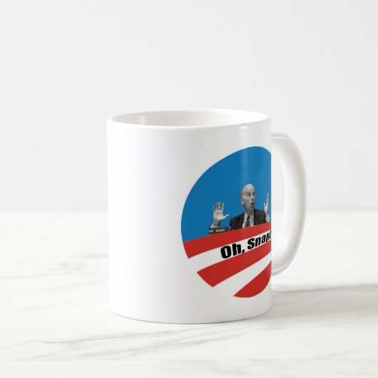 Joe Biden - 'oh, Verschluss! ' Kaffeetasse (VorderseiteRechts)