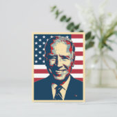 Joe Biden Patriotic Postkarte (Stehend Vorderseite)
