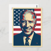 Joe Biden Patriotic Postkarte (Vorne/Hinten)