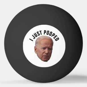 JOE BIDEN PING I GEKACKT PONG BALLS TISCHTENNISBALL