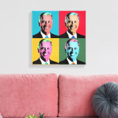 Joe Biden Pop Art Painting Leinwanddruck (Insitu (Wohnzimmer))