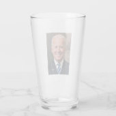 Joe Biden Portrait Foto Glas (Rückseite)