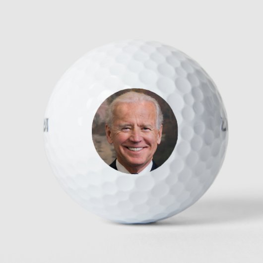 Joe Biden Portrait Foto Golfball (Vorderseite)