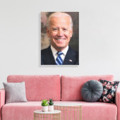 Joe Biden Portrait Foto Leinwanddruck (Insitu (Wohnzimmer))