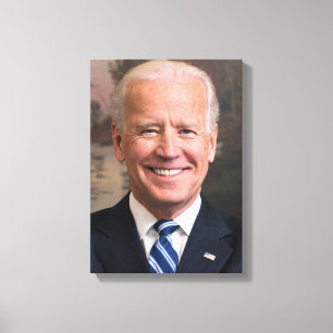 Joe Biden Portrait Foto Leinwanddruck