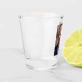 Joe Biden Portrait Foto Schnapsglas (Links)