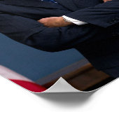 Joe Biden Portrait Poster (Ecke)