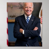 Joe Biden Portrait Poster (Vorne)
