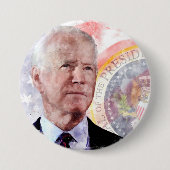 Joe Biden portrait, Präsident der Vereinigten Staa Button (Vorderseite)