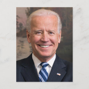 Joe Biden Porträt Foto Postkarte