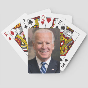 Joe Biden Porträtfoto Spielkarten
