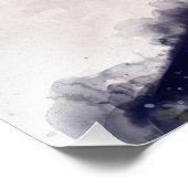 Joe Biden porträtiert in Aquarellfarben Fotodruck (Ecke)